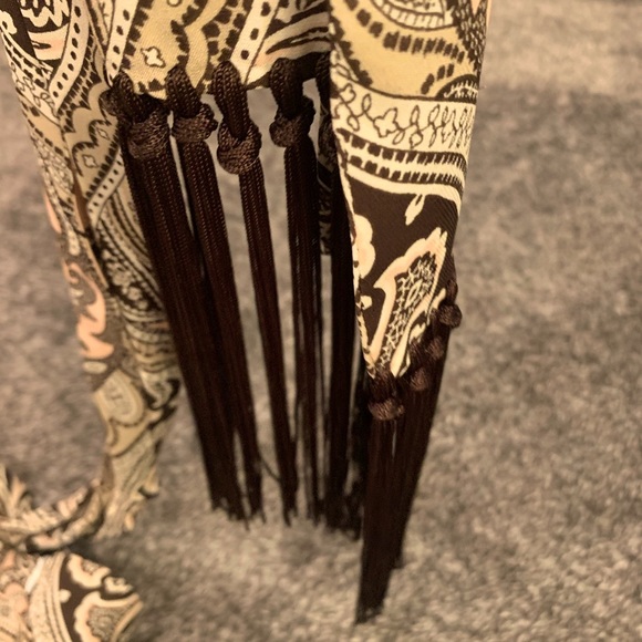 NWOT Michael Kors silk paisley top - Picture 7 of 7